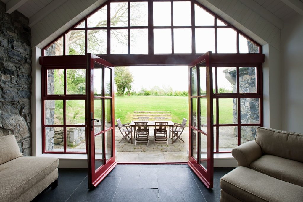 A wall of windows to let in the light -- smart home updates